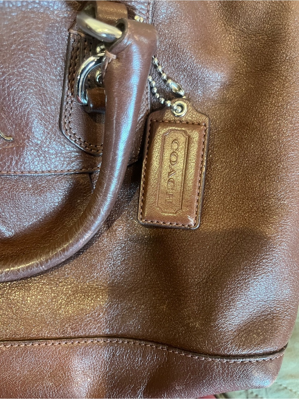 Coach Ashley  Leather Satchel Bag (See Description!) - Picture 10 of 14